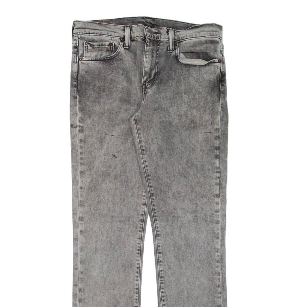LEVI'S 511 Jeans Mens Grey Slim Straight W32 L31
