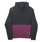 AIR JORDAN Mens Black & Burgundy Paris Pullover Hoodie XS Cotton Blend