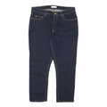 DICKIES Womens Jeans Blue Slim Skinny Denim Dark W31 L26 Zip Cotton Blend