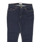 DICKIES Womens Jeans Blue Slim Skinny Denim Dark W31 L26 Zip Cotton Blend