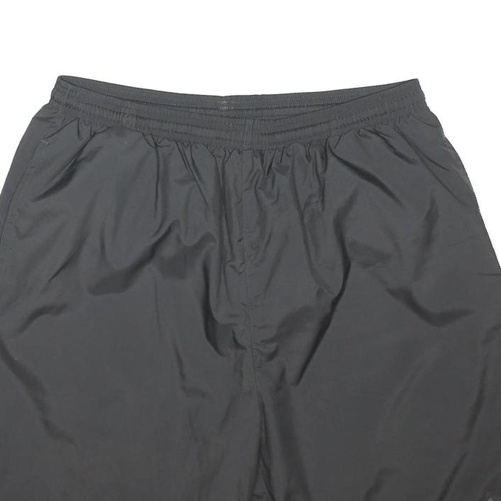 ADIDAS Mens Mesh Lined Shorts Black Casual XL W34 Polyester Blend Sportswear