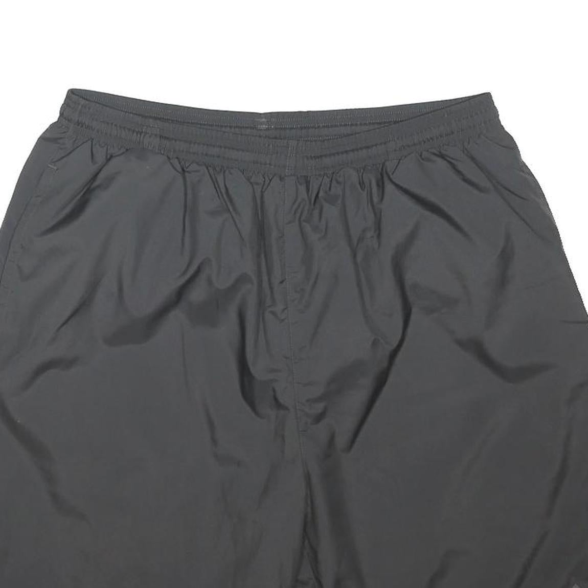 ADIDAS Mens Mesh Lined Shorts Black Casual XL W34 Polyester Blend Sportswear