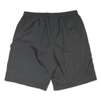 ADIDAS Mens Mesh Lined Shorts Black Casual XL W34 Polyester Blend Sportswear