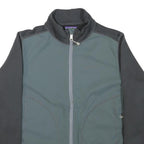 PATAGONIA Womens Grey & Black Jacket M Polyester Blend Plain Zip Outdoor Casual