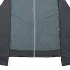 PATAGONIA Womens Grey & Black Jacket M Polyester Blend Plain Zip Outdoor Casual