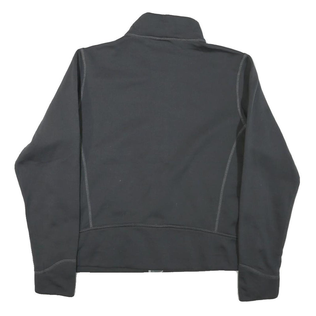 PATAGONIA Womens Grey & Black Jacket M Polyester Blend Plain Zip Outdoor Casual