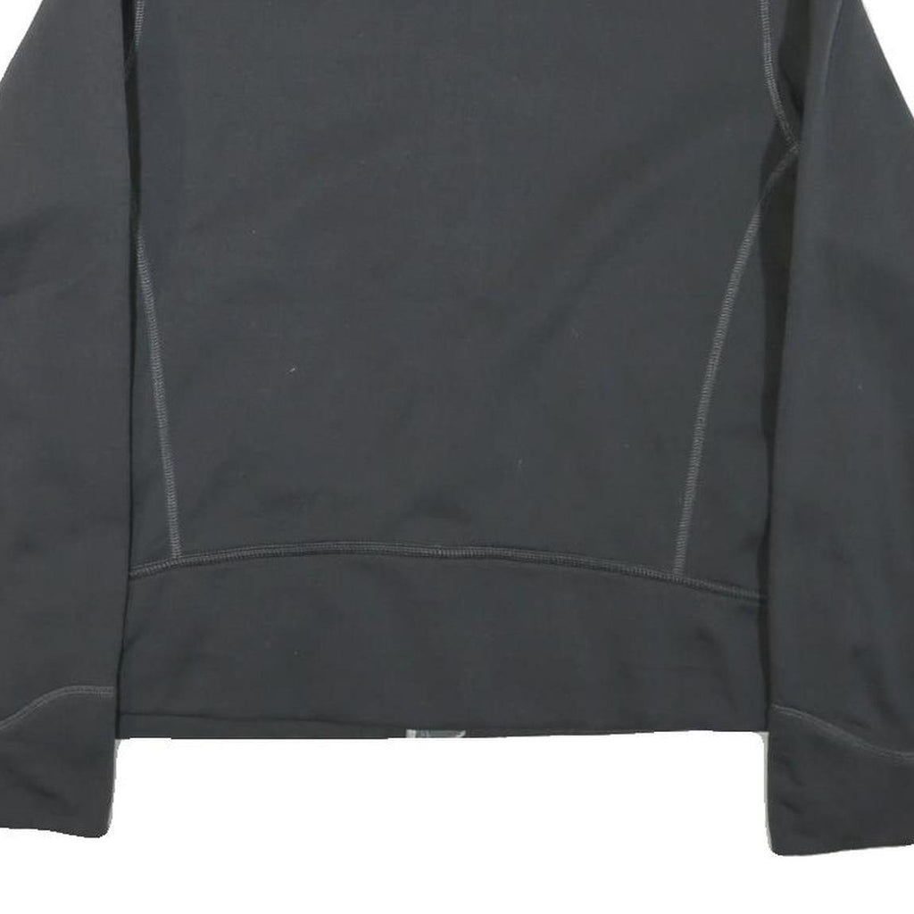 PATAGONIA Womens Grey & Black Jacket M Polyester Blend Plain Zip Outdoor Casual