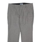 PRADA Womens Wool Grey Regular Fit Trousers W34 L27 Classic Smart Workwear