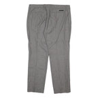 PRADA Womens Wool Grey Regular Fit Trousers W34 L27 Classic Smart Workwear