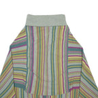 SEASALT Womens Grey & Multi Colour Striped Patterned Roll Neck Pullover Jumper L