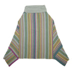 SEASALT Womens Grey & Multi Colour Striped Patterned Roll Neck Pullover Jumper L