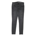 GAP Mens Black Regular Fit Skinny Denim Jeans W28 L30 Stretch Zip Closure