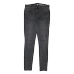 GAP Mens Black Regular Fit Skinny Denim Jeans W28 L30 Stretch Zip Closure