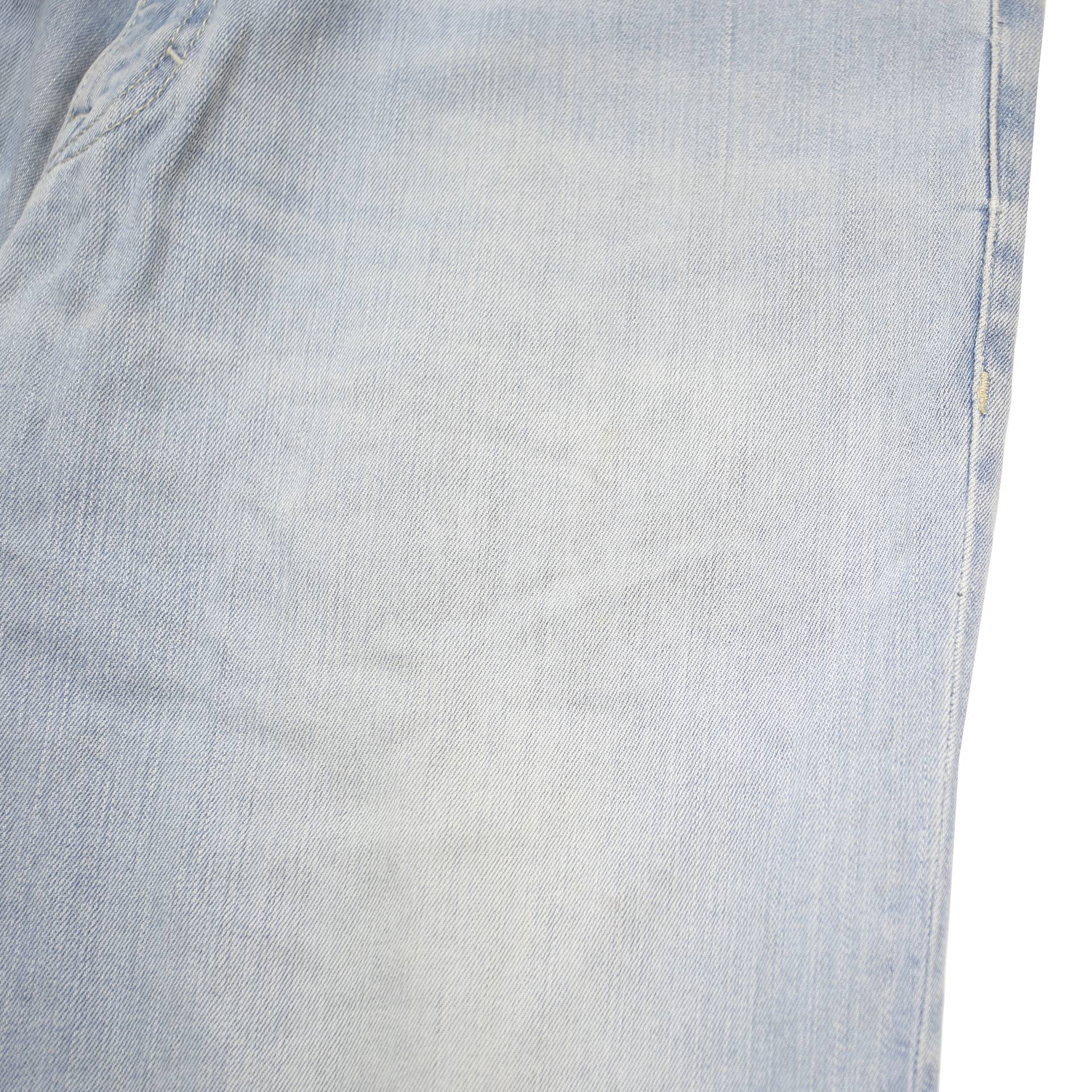 CALVIN KLEIN JEANS Mens Slim Light Blue Denim W32 L32 Zip Close Slim Fit