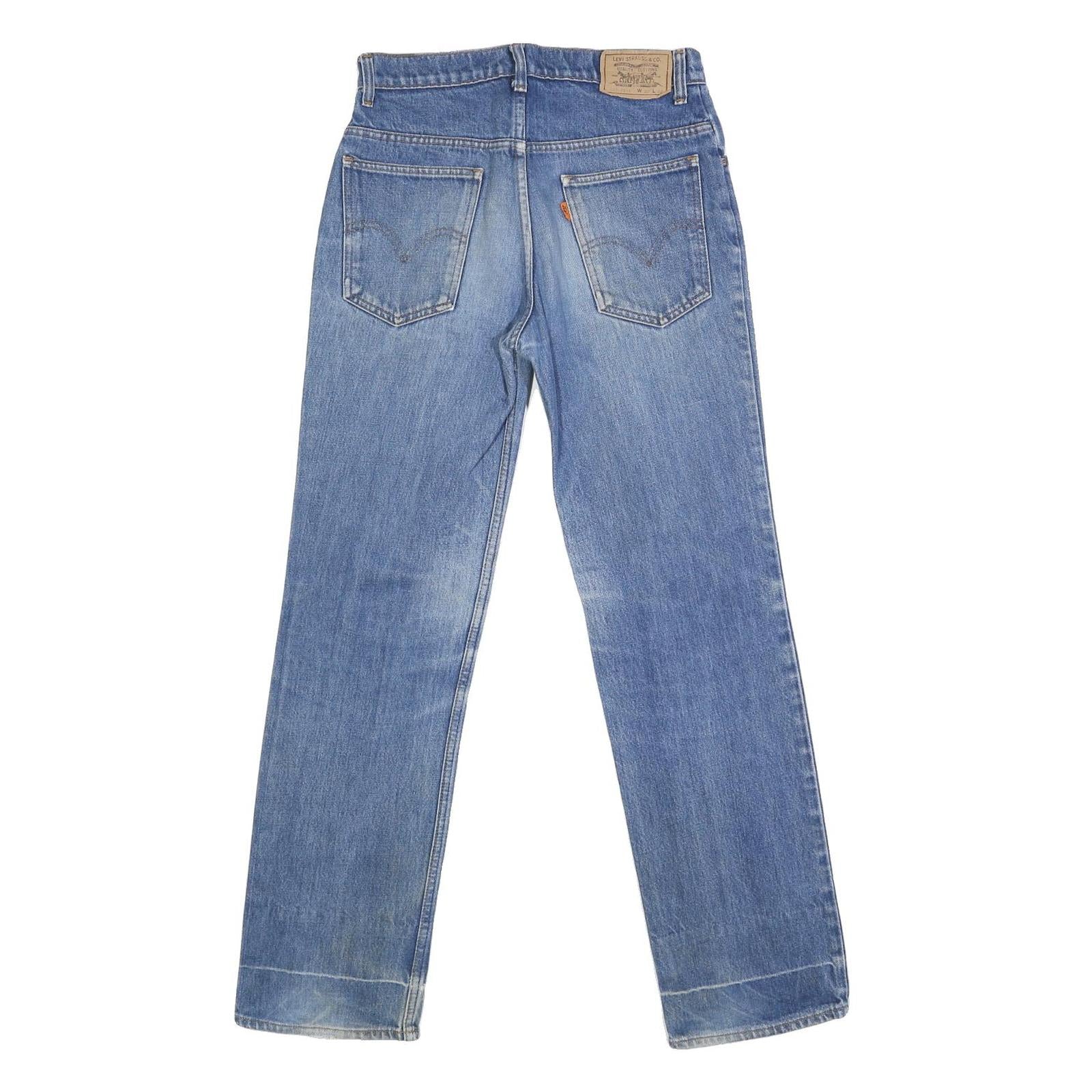 LEVI'S 501 Mens Jeans Blue Regular Straight Denim Medium W32 L31 Classic Zip