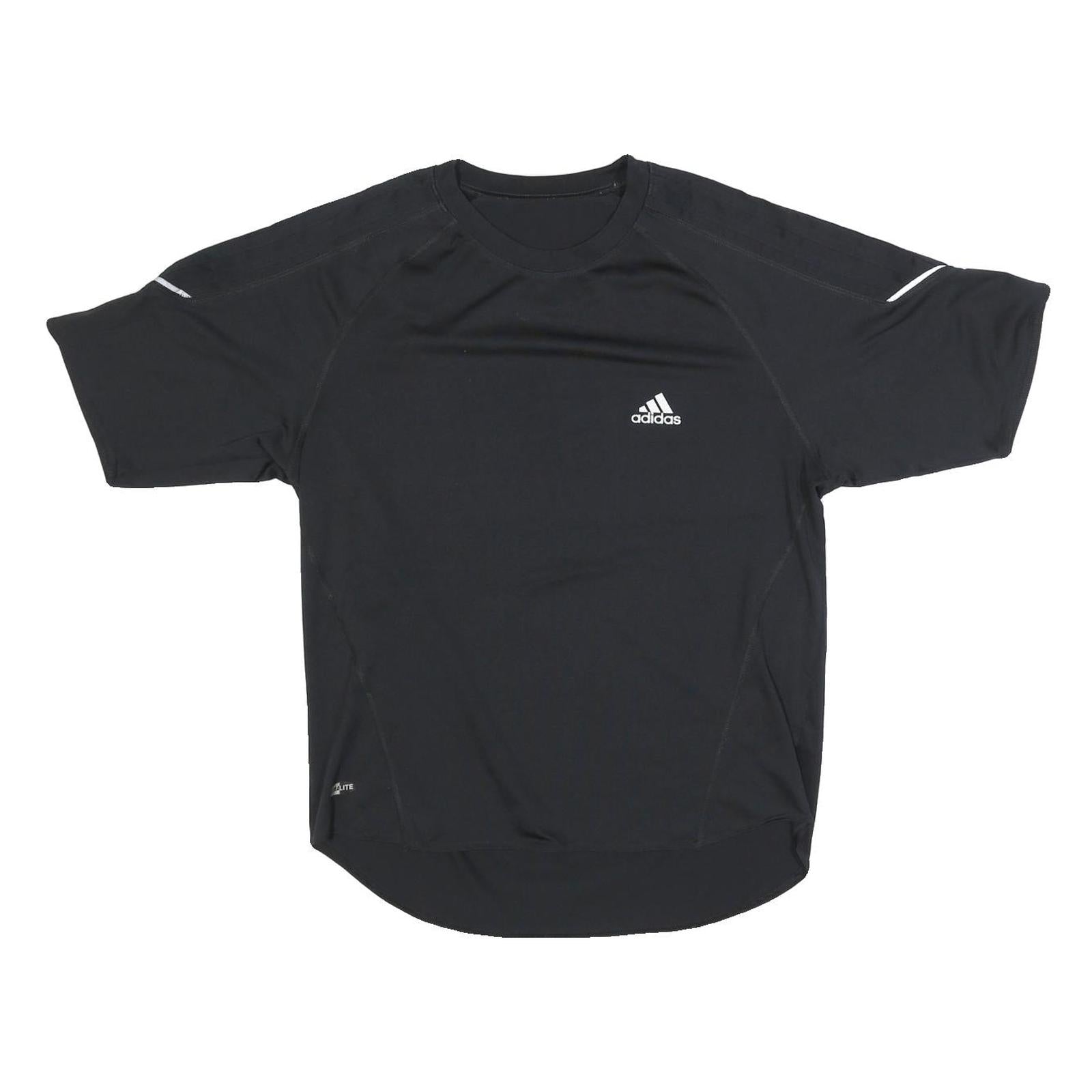 ADIDAS Mens Black Crew Neck T-Shirt S Short Sleeve Sportswear Activewear
