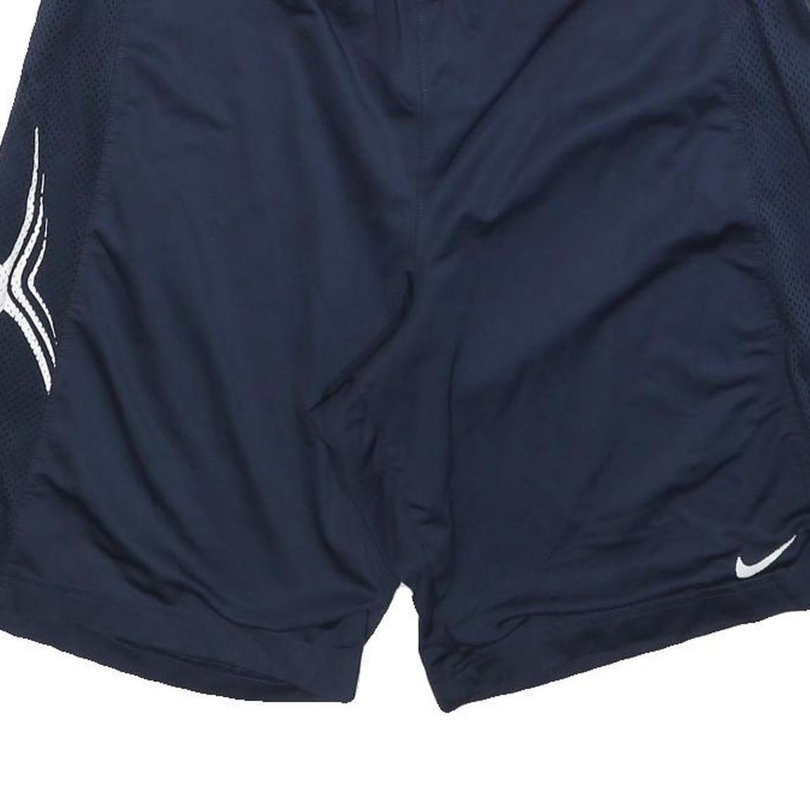 NIKE Mens Shorts Navy Blue L W32 Athletic Sports Gym Basketball Casual