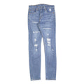 LEVI'S 512 Tapered Mens Jeans Blue Slim Tapered Denim Medium W27 L32 Distressed