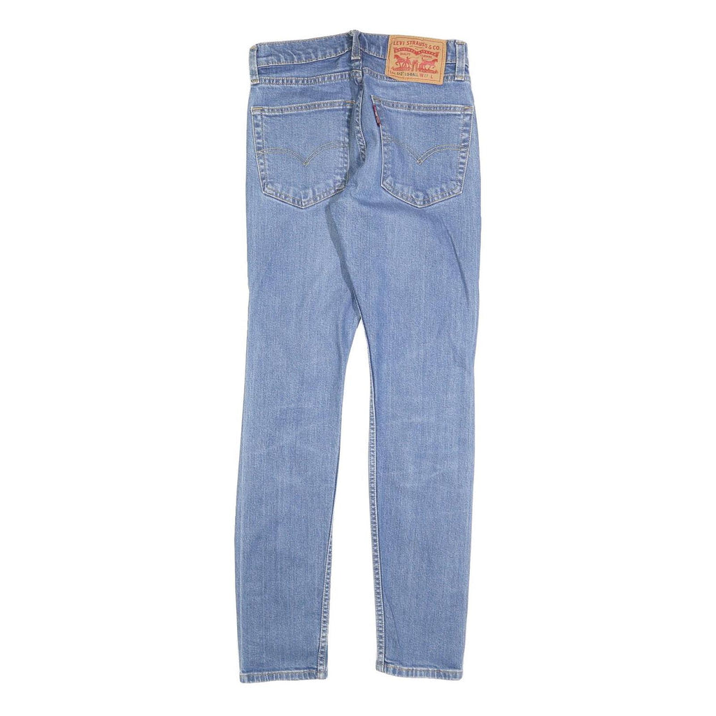 LEVI'S 512 Tapered Mens Jeans Blue Slim Tapered Denim Medium W27 L32 Distressed