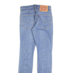 LEVI'S 512 Tapered Mens Jeans Blue Slim Tapered Denim Medium W27 L32 Distressed