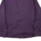 BELOW ZERO Mens Purple & Black Outdoor Zip Up Jacket L Polyester Blend Woven