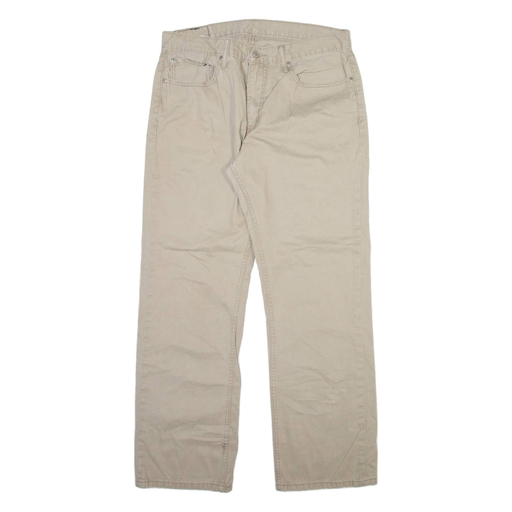 LEVI'S 559 Mens Trousers Beige Relaxed Straight W34 L31