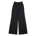 MADIES Womens Trousers Black Slim Wide-Leg W24 L34