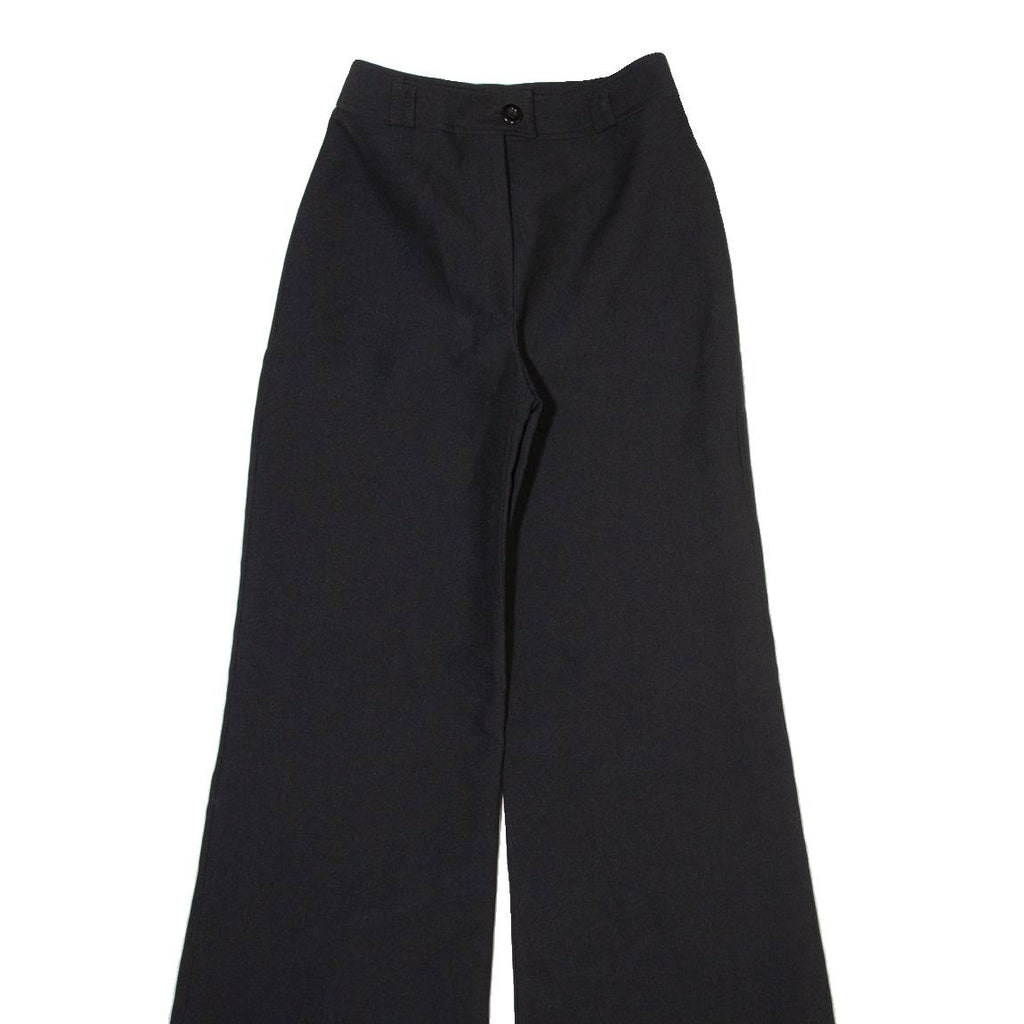 MADIES Womens Trousers Black Slim Wide-Leg W24 L34