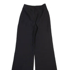 MADIES Womens Trousers Black Slim Wide-Leg W24 L34
