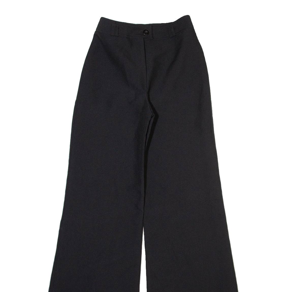 MADIES Womens Trousers Black Slim Wide-Leg W24 L34