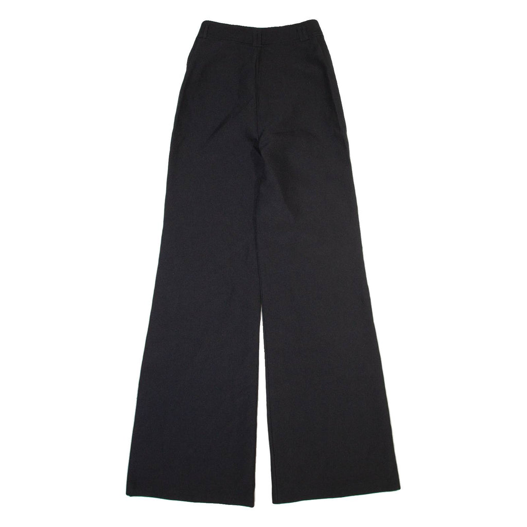 MADIES Womens Trousers Black Slim Wide-Leg W24 L34
