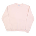 RUSSELL ATHLETIC Womens Pink Crew Neck L Cotton Blend Casual Lightweight
