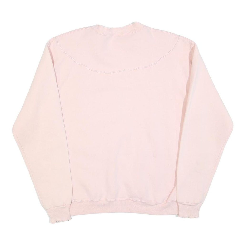 RUSSELL ATHLETIC Womens Pink Crew Neck L Cotton Blend Casual Lightweight