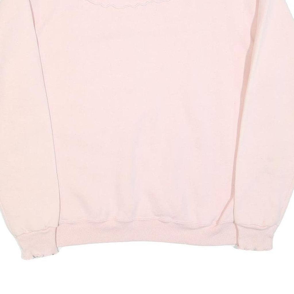 RUSSELL ATHLETIC Womens Pink Crew Neck L Cotton Blend Casual Lightweight