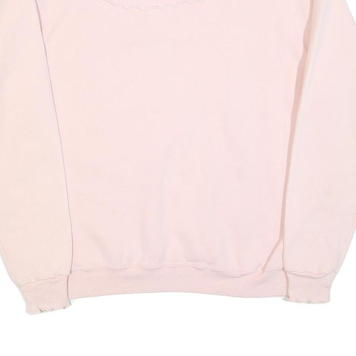 RUSSELL ATHLETIC Womens Pink Crew Neck L Cotton Blend Casual Lightweight