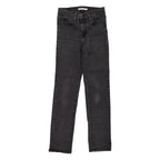 LEVI'S Slimming Womens Jeans Grey Slim Straight W26 L30