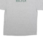 PORT & COMPANY Mens Grey Highland Hills Softball Graphic T-Shirt L Short Sleeve