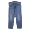 LEVI'S 502 Mens Jeans Blue Slim Straight Denim Medium W36 L29 Zip Closure