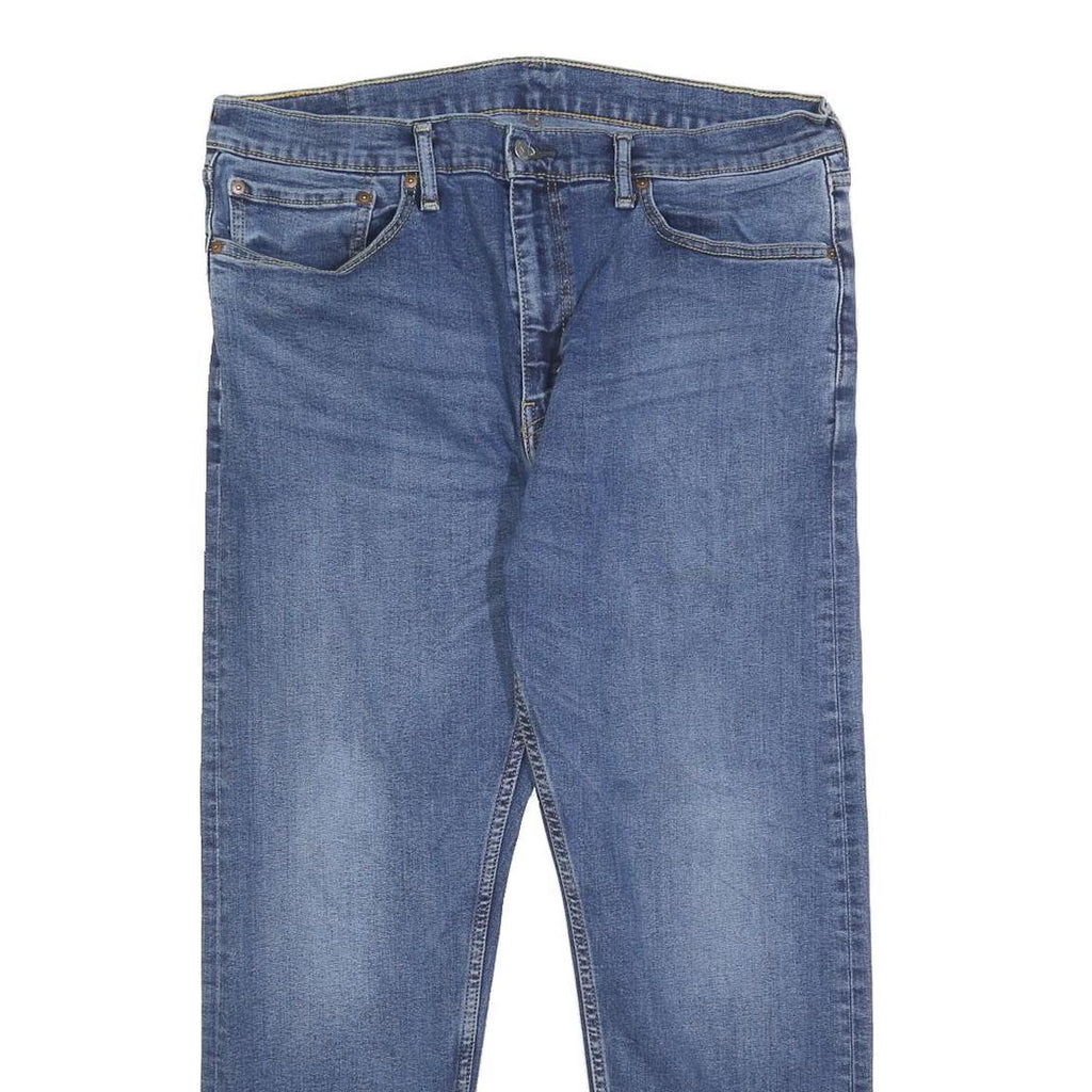 LEVI'S 502 Mens Jeans Blue Slim Straight Denim Medium W36 L29 Zip Closure