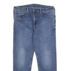 LEVI'S 502 Mens Jeans Blue Slim Straight Denim Medium W36 L29 Zip Closure