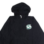 CHAMPION Mens Pullover Jacket Black USA Hooded M