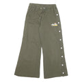 ELLESSE Womens Joggers Green Slim Wide-Leg S W27 L26 Heritage Logo Casual