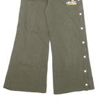 ELLESSE Womens Joggers Green Slim Wide-Leg S W27 L26 Heritage Logo Casual