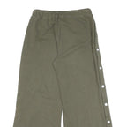 ELLESSE Womens Joggers Green Slim Wide-Leg S W27 L26 Heritage Logo Casual