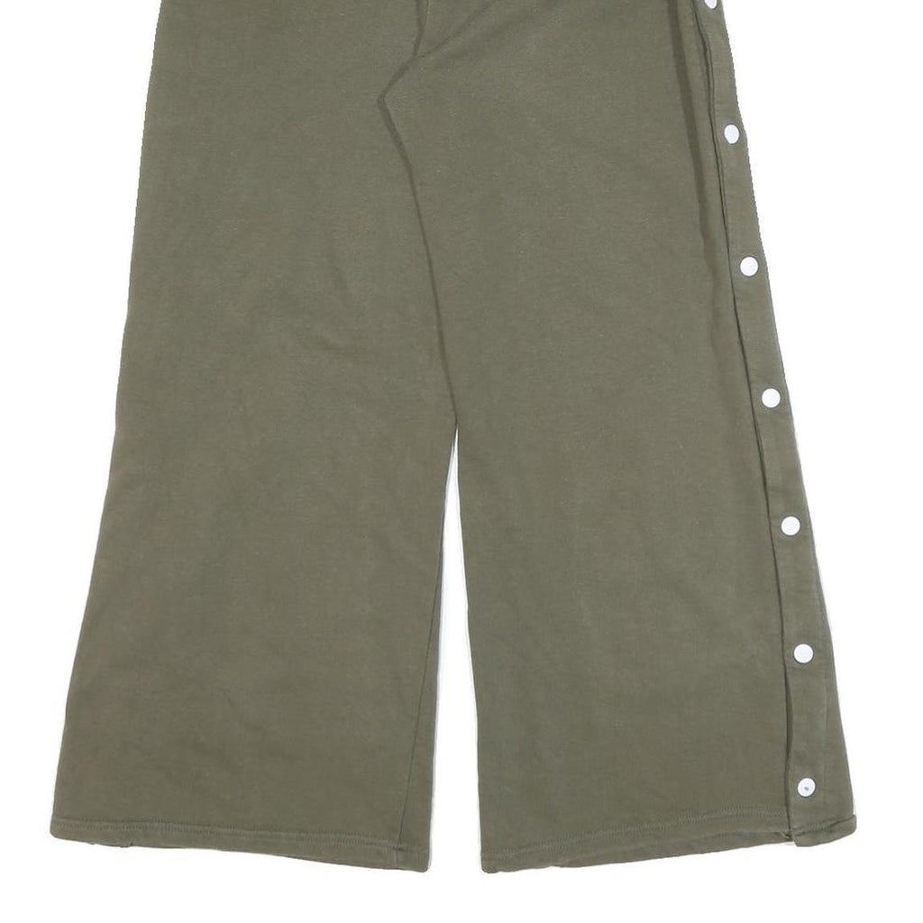 ELLESSE Womens Joggers Green Slim Wide-Leg S W27 L26 Heritage Logo Casual