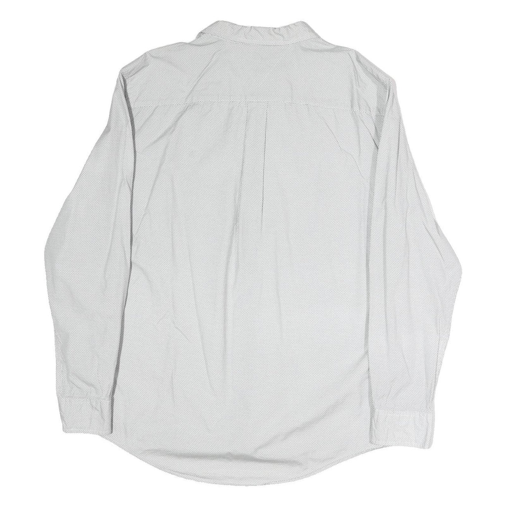 TOMMY HILFIGER Mens White Shirt XL Classic Cotton Long Sleeve Button Formal