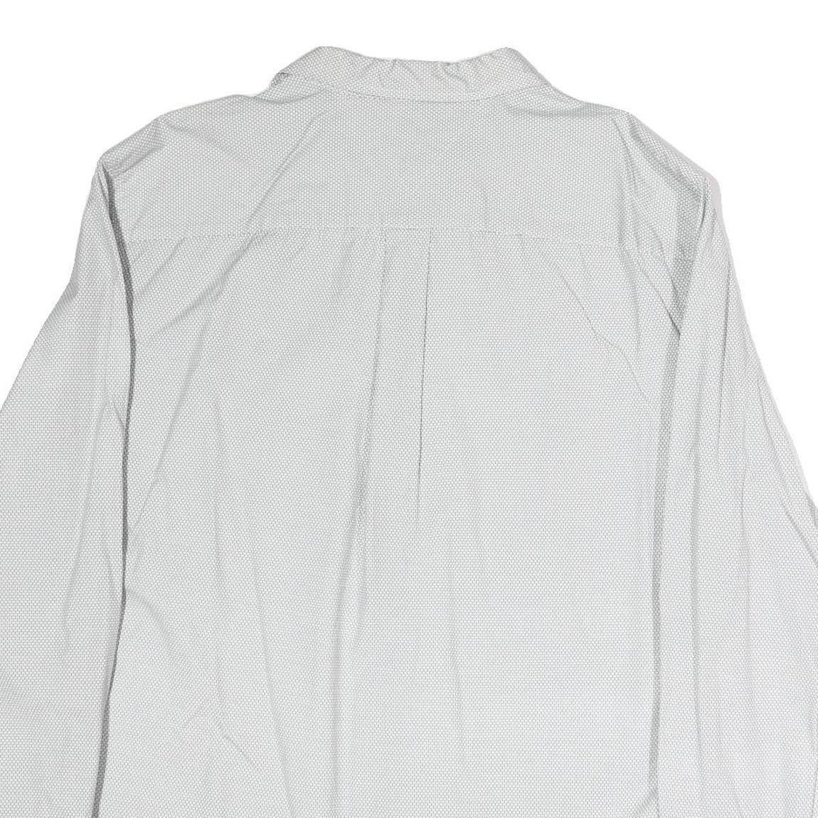 TOMMY HILFIGER Mens White Shirt XL Classic Cotton Long Sleeve Button Formal