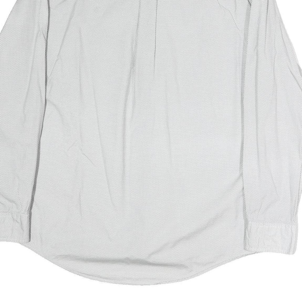 TOMMY HILFIGER Mens White Shirt XL Classic Cotton Long Sleeve Button Formal