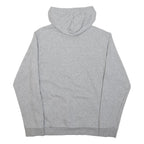 ADIDAS Mens Grey Hoodie S Cotton Blend Pullover Hooded Sweatshirt