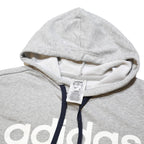 ADIDAS Mens Grey Hoodie S Cotton Blend Pullover Hooded Sweatshirt